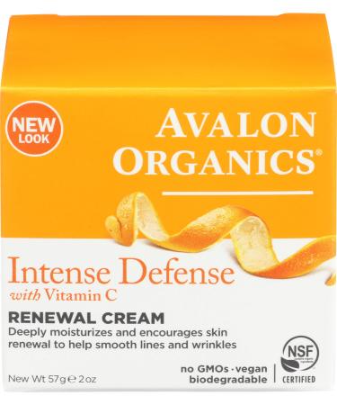 Avalon Organics Vitamin C Renewal Creme, 2 oz Vitamin C 2 Ounce (Pack of 1)