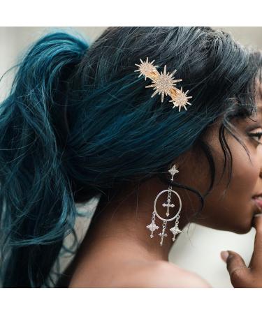 Beaupretty Hair Accessories Hair Barrettes Hair Clips Rhinestone Hair Clip Women Hair Clip Rhinestone Clip for Hair Girl Hair Clip Small Hair Clip European and American Miss Alloy Headgear - Buy Online on GoSupps.com