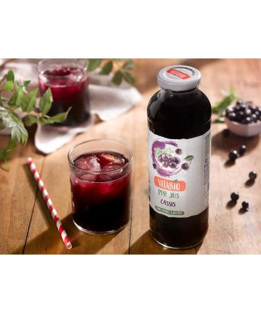 Vitabio - 100% Pur Jus - Cassis 50 cl - ORGANIC - Lot of 6 - Buy Online on GoSupps.com