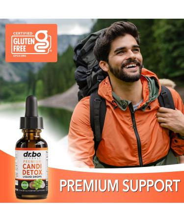 Candida Cleanse Detox for Women & Men - Organic Oregano Oil Drops Caprylic Acid Black Walnut Wormwood Candi Support Supplement Kit - Natural Oral Anti Overgrowth Gut Balance Flora Complex Supplements - Buy Online on GoSupps.com