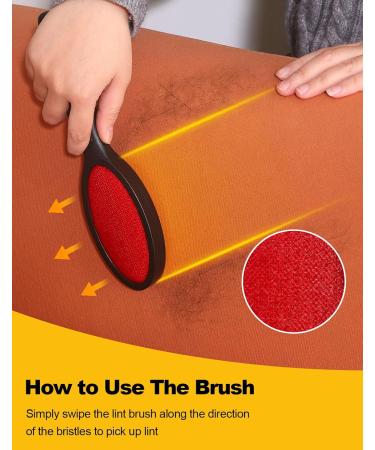 Reusable Lint Brush for Pet Hair Removal - Eco-Friendly Alternative to Lint Rollers | International Shipping Available - Buy Online on GoSupps.com