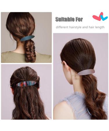 Shop Vintage 3-Piece Medium French Hair Clips for Women - Automatic Clips for Thin Fine Hair - Multi-Color Options - Buy Online on GoSupps.com