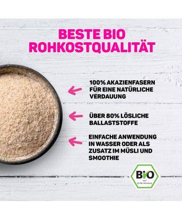 Lebpur Organic Acacia Fiber Powder 500g | 90% Fiber Vegan Gluten-Free Tasteless for Natural Digestion | High Fiber Content Without Additives - Buy Online on GoSupps.com