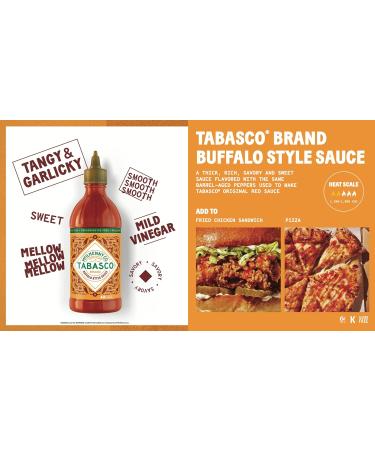 Tabasco Sauce Piquante Multipack Coffret de sauces piquantes avec 3 bouteilles faciles presser de 256 ml Sans gluten conservateurs et mati res grasses (Buffalo Sriracha Sweet & Spicy) - Buy Online on GoSupps.com