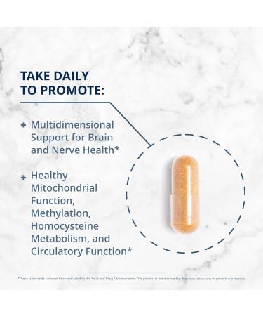 Metagenics Ceralin Forte - Brain & Nerve Support B Vitamins - Non-GMO Gluten-Free Mitochondrial Support - N-Acetylcysteine Niacin & Riboflavin - 90 Count - Buy Online on GoSupps.com