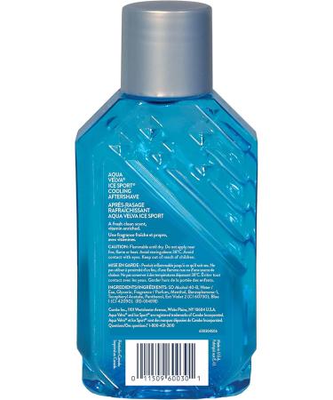 Aqua Velva Cooling Mens After Shave Ice Sport Vitamin E and Pro Vitamin B5 Soothes Cools and Refreshes Skin 200 mL - Buy Online on GoSupps.com