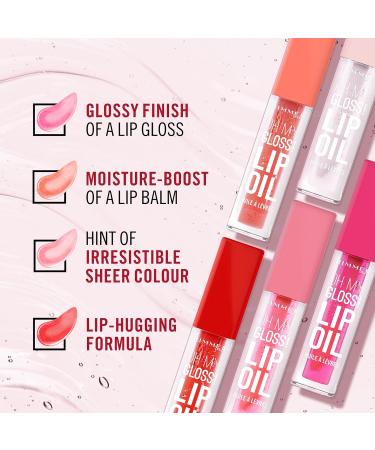 Rimmel Oh My Gloss! Lip Oil - Pink Flush - Buy Online on GoSupps.com