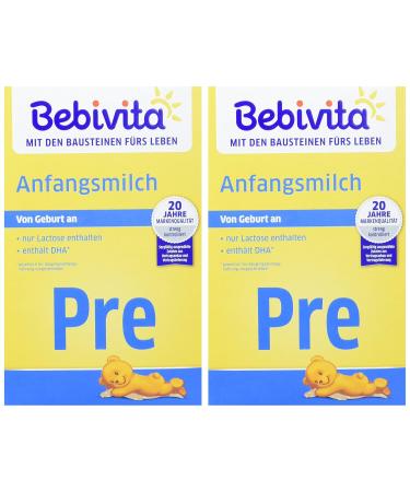 Bebivita PRE Initial Milk Formula - Pack of 2 (2 x 500g) | Featured International Shipping - Buy Online on GoSupps.com