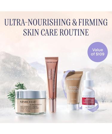 Marcelle Revival+ Ultra-Nutrition Holiday Gift Set Ultra-Nourishing & Firming Anti-Aging Skin Care Routine for Mature Skin 55+ Hypoallergenic Fragrance-Free Paraben-Free Cruelty-Free - Buy Online on GoSupps.com