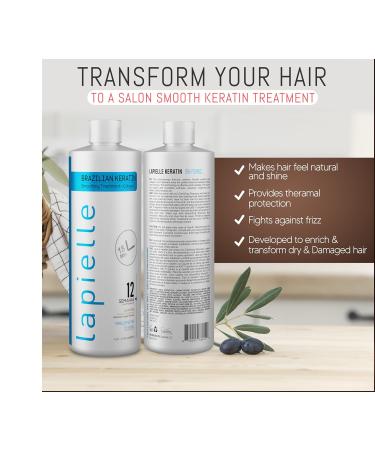 Brazilian Keratin Hair Straightening Treatment - Formaldehyde Free 16 oz - Moisturizes & Eliminates Frizz | Shop Internationally - Buy Online on GoSupps.com
