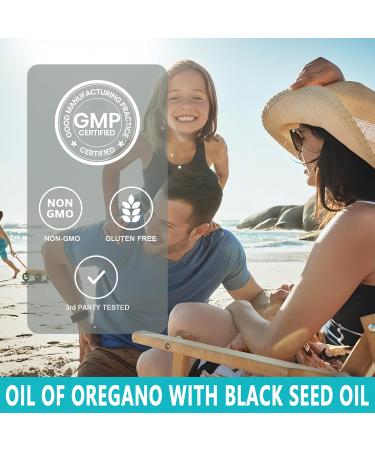 JINGYAT Oil of Oregano with Black Seed Oil Softgels 7-in-1 Immune Support Formula with High Carvacrol & Thymoquinone Seasonal Defense Antioxidant & Microbial Protection | No Aftertaste - Buy Online on GoSupps.com