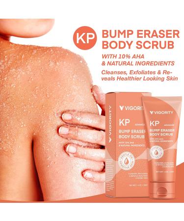 KP Bump Eraser Body Scrub - Exfoliating Strawberry Legs Treatment & Ingrown Hair Solution - Buy Online on GoSupps.com