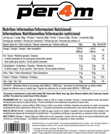 Per4m Whey Protein 900g Chocolate Pistachio - Buy Online on GoSupps.com