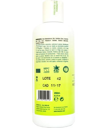 Lanzaloe Pure 100% Aloe Vera Gel 250ml - Natural Healing Skin Care | Shop Internationally - Buy Online on GoSupps.com