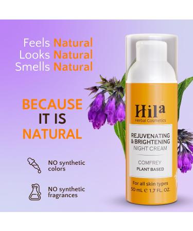 Rejuvenating Vitamin E Night Cream for All Skin Types - Brightening & Nourishing Restorative Moisturizer 50ml - Buy Online on GoSupps.com
