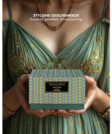 96North Luxury Candles | Kiefer 3-Wick Fragrance Candle | 100% Natural Soy Wax | 40-Hour Burn Time | Perfect Wedding Day Gifts | Nordic Pine Scent - Buy Online on GoSupps.com