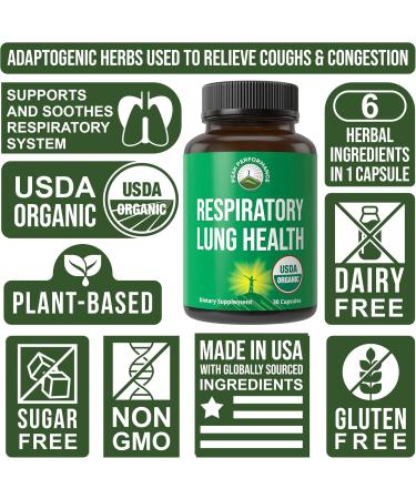 USDA Organic Lung Detox For Smokers And Non Smokers with 6 Top Ingredients. Mullein Leaf Marshmallow Root Calendula. Lungs Cleanse For Better Respiratory Health. Lung Support Capsules Supplement - Buy Online on GoSupps.com