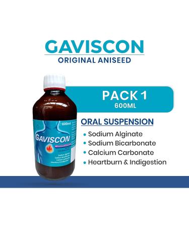 Gaviscon Original Aniseed 600ml - Buy Online on GoSupps.com