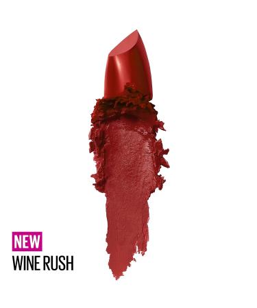 Maybelline Color Sensational Lipstick - Wine Rush 0.15 oz - Creamy Hydrating Lip Color - Buy Online on GoSupps.com