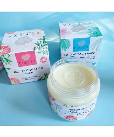 Elfeya Cosmetics Mediteraneo Nourishing Skin Care Balm - 100% Organic Shea & Cocoa Butter - Firms Tones & Reduces Cellulite & Stretch Marks - 150ml - Buy Online on GoSupps.com