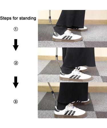Adjustable Stainless Steel Long Handled Shoehorn - Extendable 16-31 inches - Ideal for Women, Elderly, and Backache Relief - Buy Online on GoSupps.com