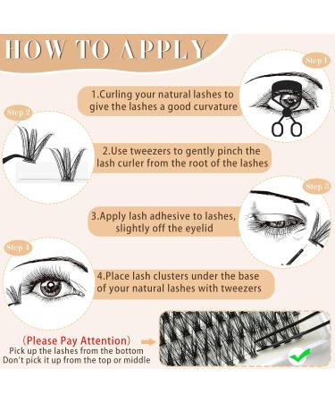 Premium Lash Clusters Kit | At-Home Eyelash Extensions & Individual Lashes | Long-Lasting 30D & 40D Bond Seal | Shop Internationally - Buy Online on GoSupps.com
