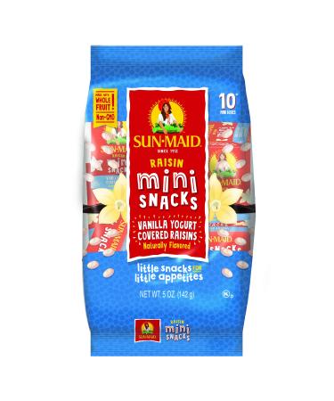 Sun-Maid | Yogurt Covered Raisin Snacks | Vanilla | 0.5 Ounce Snack-Size For Kids (10 Total) Vanilla Yogurt Raisins 0.5 Ounce (Pack Of 10) - Buy Online on GoSupps.com