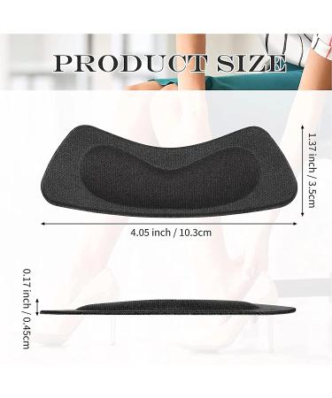 6 Pairs Heel Cushion Pads - Self-Adhesive Shoe Grips for Foot Care - Multicolor (Brown, Khaki, Black) - Buy Online on GoSupps.com