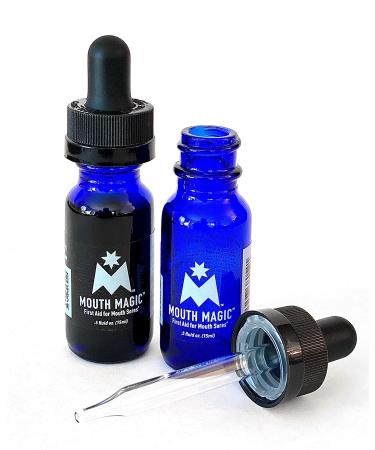 Mouth Magic is First Aid for Mouth Sores. Clinically Proven Safe & Effective by Dentists. Organic .5 fl oz.