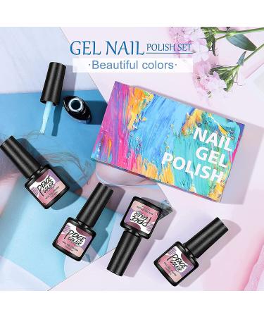 20Pcs Gel Nail Polish Kit - Summer Holiday Colors - Soak Off UV LED Gel Nail Polish Set - Nail Art Starter Kit with Gift Box - by PEACECOLOR - Buy Online on GoSupps.com