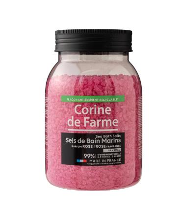 Corine de Farme Sels de Bain Marins Calm - Rose 500g | Relaxation et Bien- tre | Ingr dients Naturels | Parfum Apaisant | Soin du Corps | Id al pour la D tente 600 g (Lot de 1)