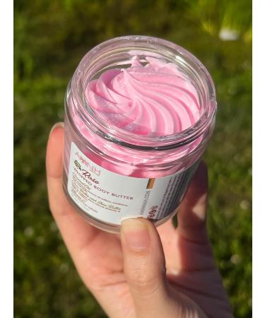 Buy Rose Whipped Body Butter Pink | Luxurious Hydration for All Skin Types | International Shipping Available - Buy Online on GoSupps.com