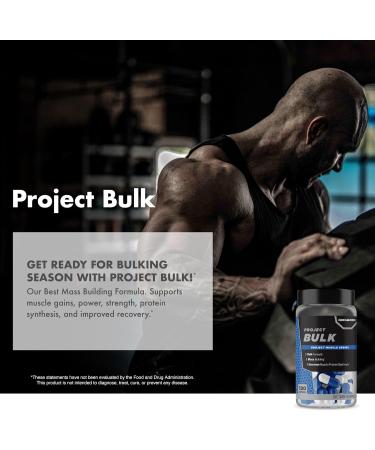 Anabolic Warfare Project Bulk - Top Mass Building Formula for Strength & Muscle Definition | Boost Protein Synthesis with Botanicals - Buy Online on GoSupps.com