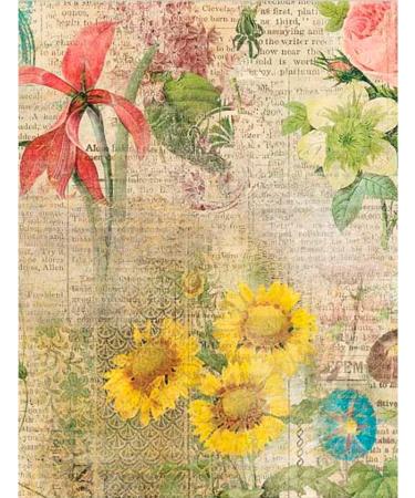 6-Pack Mixed Overlay Rice Paper 8 x 10.5 inch | Mulberry Paper Images for Decoupage Crafts & Collage Art - Buy Online on GoSupps.com