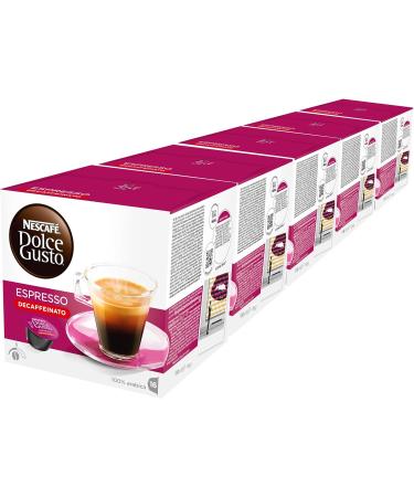 Nescaf Dolce Gusto Espresso Decaffeinato Lot of 5 5 x 16 Capsules - Buy Online on GoSupps.com