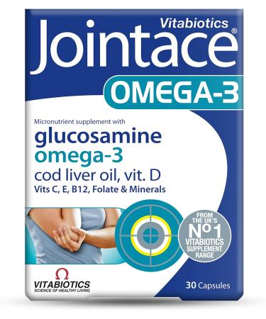 Vitabiotics Jointace Omega-3 30 Count - Support Joint Health - Pack of 1 - Buy Online on GoSupps.com