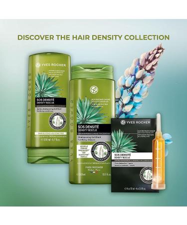 Yves Rocher Hair Density Rescue Intensive Treatment 1-Month - Strengthens & Redensifies Thin-Looking Hair - Buy Online on GoSupps.com