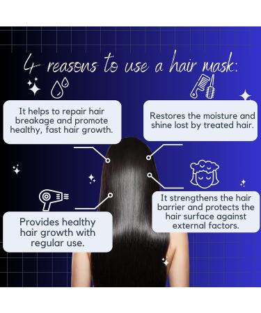 Morfose Collagen Hair Mask for Curls, Frizzy, Bleached & Blonde Hair - Deep Conditioning Treatment for Color Treated, Dry, Damaged Hair Growth - Improves Hair Quality - Buy Online on GoSupps.com