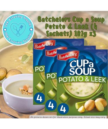 Potato & Leek Batchelors Cup a Soup - (4 Sachets) 107g x3 - Buy Online on GoSupps.com