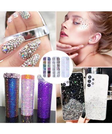 4200pcs Rhinestones Nail Art Kit with Wax Pencil and Picker - Nail Glitter Sequins, Decals, Crystals, Gems, Diamonds Set - Buy Online on GoSupps.com