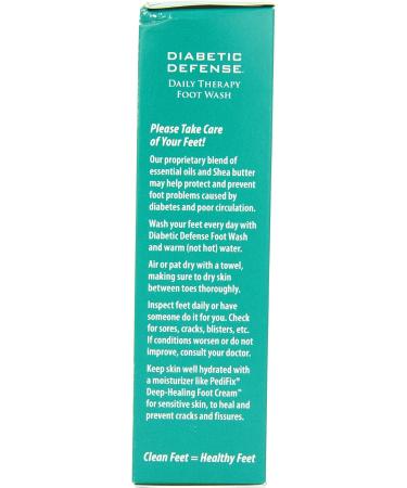 PediFix Diabetic Defense Foot Wash 5.1oz - Daily Therapy for Clean and Healthy Feet - Buy Online on GoSupps.com
