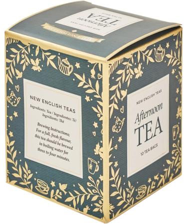 New English Teas Green Christmas Teabag Carton with 10 English Afternoon Teabags - Buy Online on GoSupps.com