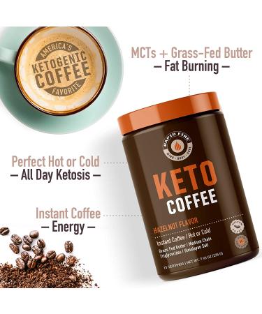 RAPIDFIRE Hazelnut Ketogenic Coffee 7.93 oz - Low Carb, High Energy - Buy Online on GoSupps.com