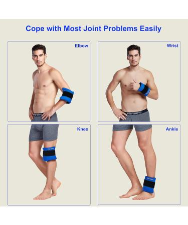 Koo-Care 2 Gel Ice Pack with Strap - Reusable Hot Cold Wrap - 11 x 5.9 - Flexible Cold Compress for Injuries - Pain Relief for Head Shoulder Knee Ankle - Migraine Relief - Buy Online on GoSupps.com