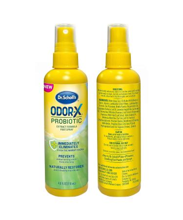 FunkAway Sport Aerosol Spray 3.4 oz & Dr. Scholl's Probiotic Foot Spray 4oz - Odor Eliminator for Shoes and Sports Gear - Buy Online on GoSupps.com