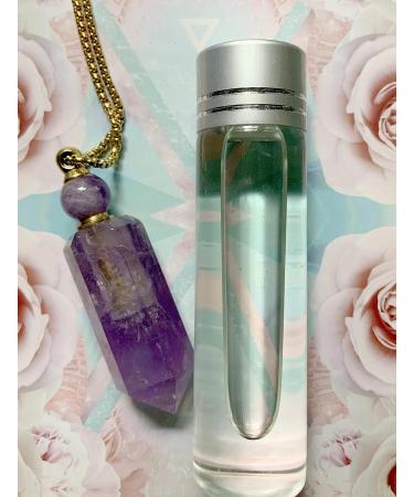 Lady Portia Alchemy Perfume Oil & Amethyst Crystal Pendant 20ml (Pendant + 5ml Alchemy Perfume Oil Set) - Buy Online on GoSupps.com