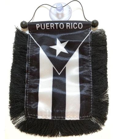 Puerto Rico Car Flag Decals - Mini Banner Accessories for Homes, Boricua Pride - Perfect Window or Car Decoration for Men and Women - Buy Online on GoSupps.com