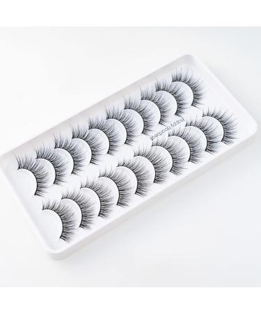 3D Cat Eye Wispy False Eyelashes - Natural Soft Reusable Faux Mink for Supernatural Glam - Buy Online on GoSupps.com