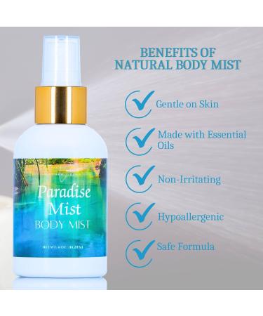 Paradise Mist Body Mist Body Spray for Women 4 oz - Buy Online on GoSupps.com