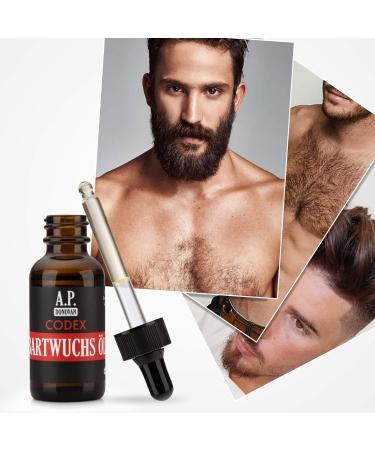 AP Donovan Beard Growth Oil | Best Beard Growth Products for Men | 30ml - Promote Healthy Beard Growth | CODEX Beard Care - Buy Online on GoSupps.com